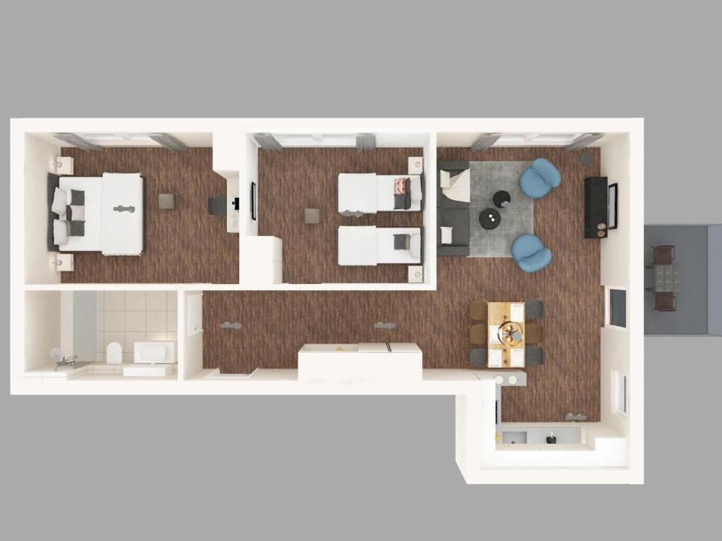 Hafenspitze App 22 Apartment Wismar Bilik gambar